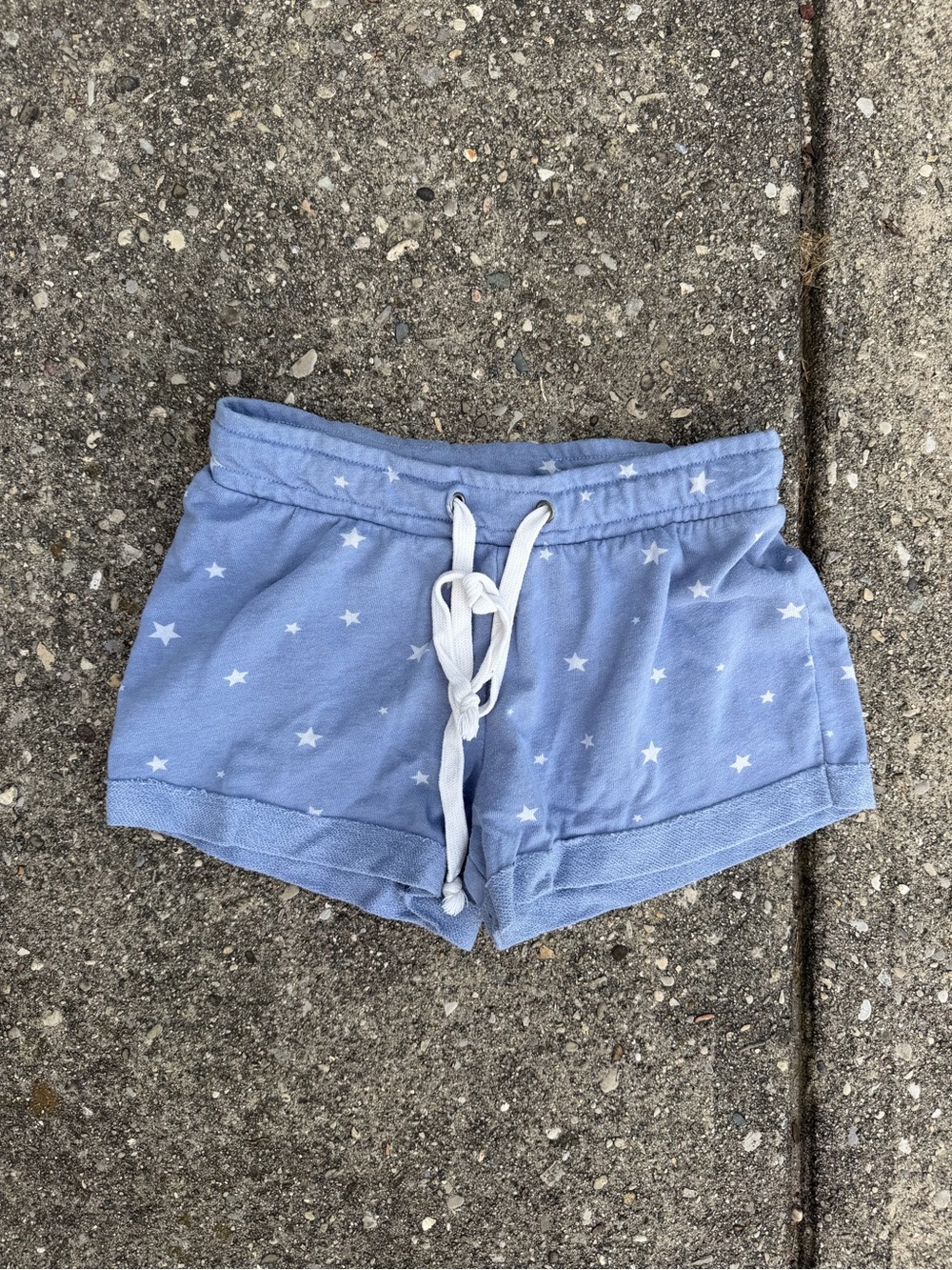 Alternative Apparel Light Blue Star Print Lounge Shorts
